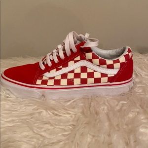 old skool checkered vans